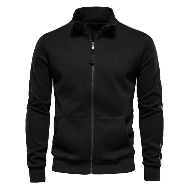 Herren Sportjacke mit hohem Kragen Drune