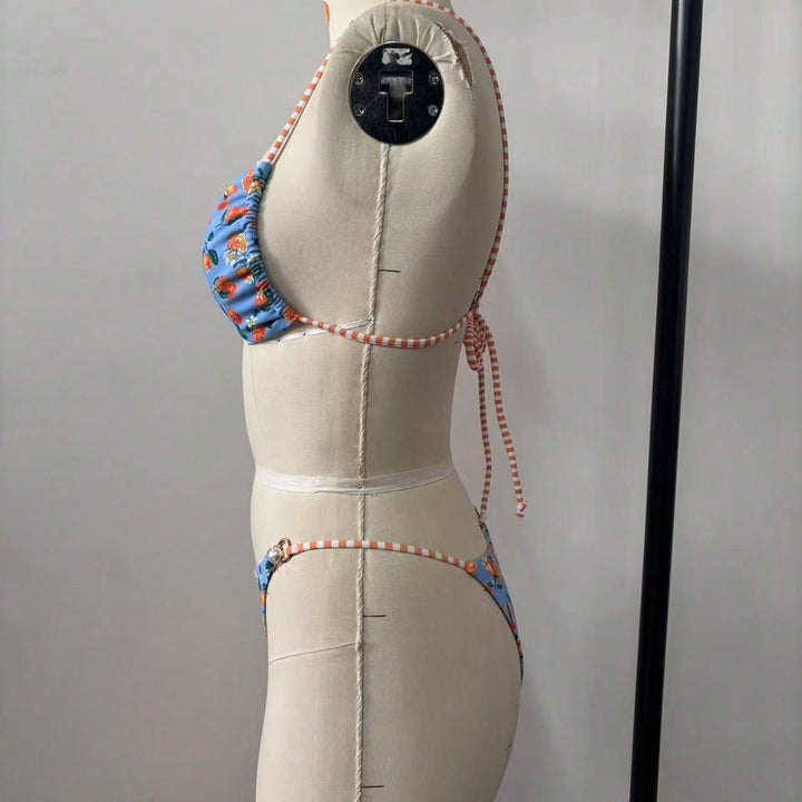 Damen Bikini mit verspieltem Obstmotiv Drune