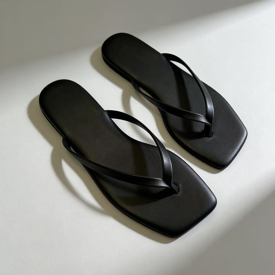 Damen Zehentrenner-Sandalen mit ergonomischem Fußbett und rutschfester Sohle Drune 1777487412