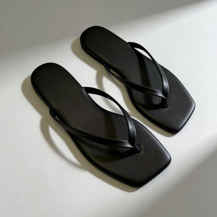 Damen Zehentrenner-Sandalen mit ergonomischem Fußbett und rutschfester Sohle Drune 1777487412