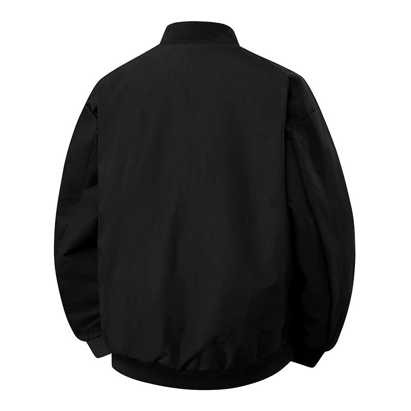 Herren stylische Bomberjacke mit unkompliziertem Schnitt und elastischen Bündchen Drune