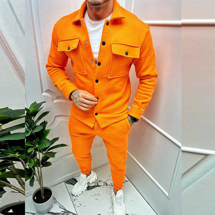 Herren Freizeit-Anzug mit praktischem Schnitt und Taschen Drune