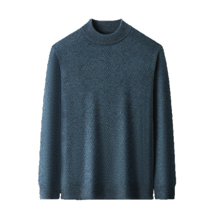 Herren Feinstrickpullover mit modernem Strukturmuster Drune