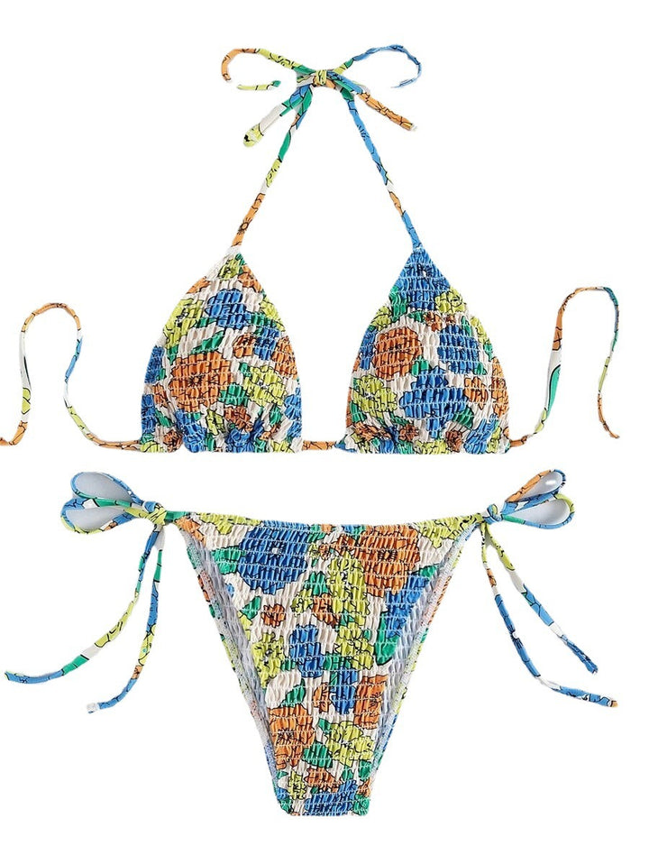 Damen Triangel-Bikini mit raffiniertem strukturiertem Design Drune