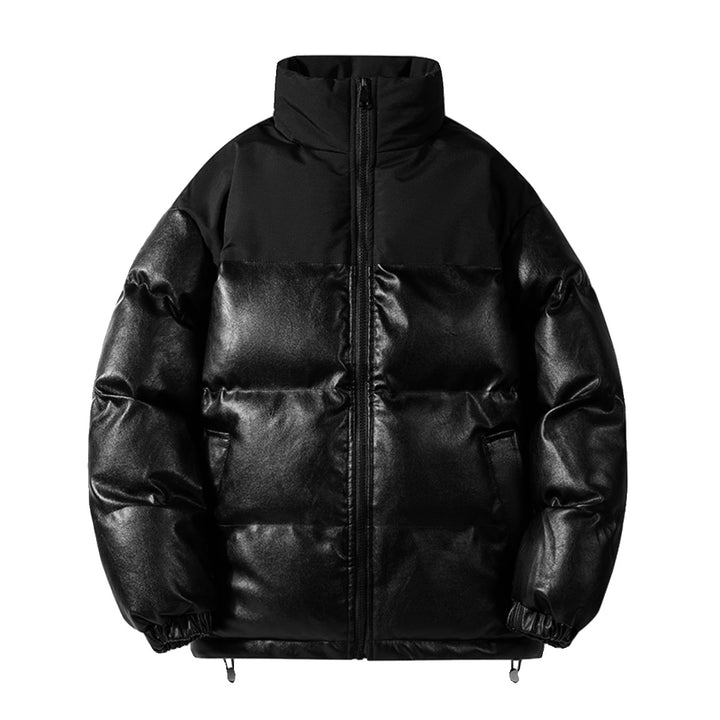 Damen isolierte Steppjacke mit hohem Kragen und elastischen Bündchen Drune