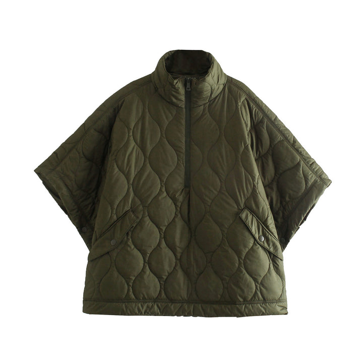 Damen Steppjacke mit hohem Kragen und praktischen Eingrifftaschen Drune