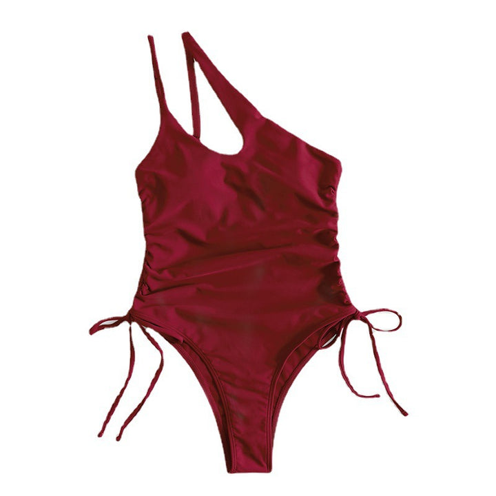 Damen Einseitiger Badeanzug mit elegantem Cut-Out-Design Drune