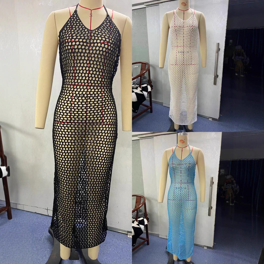 Damen Netzkleid im stylischen figurbetonten Design Drune