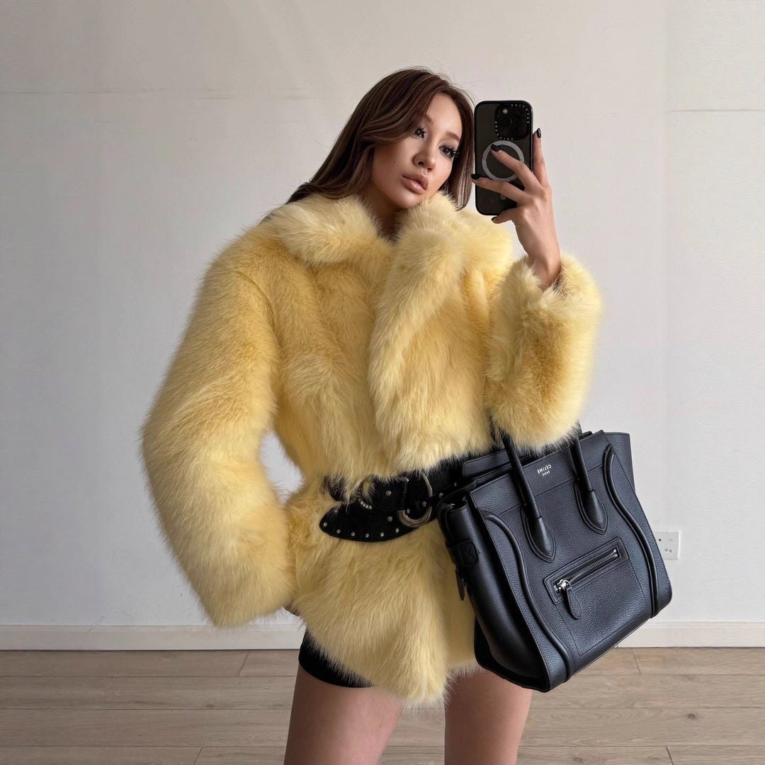 Damen Luxuriöser Oversized-Daunenmantel Drune