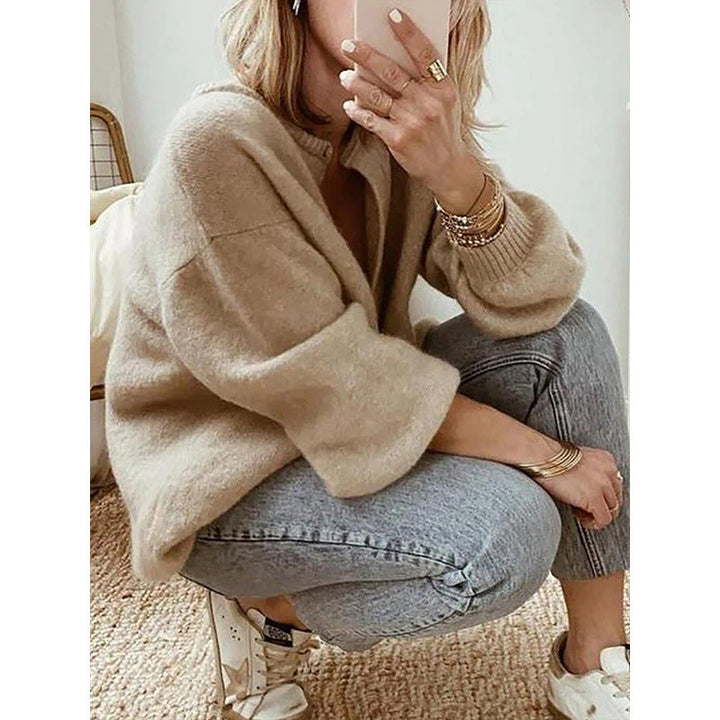 Drune | Elegant long-sleeved knit cardigan