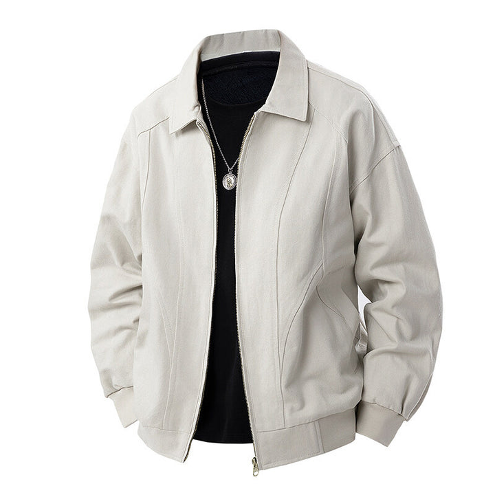 Damen modische Übergangsjacke mit elastischen Bündchen und praktischen Taschen Drune