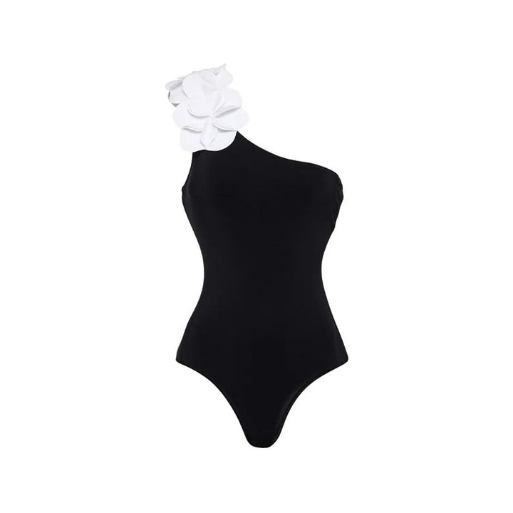 Damen Schwimmanzug mit floralem Oberteil und eleganter Maxi-Rock Drune