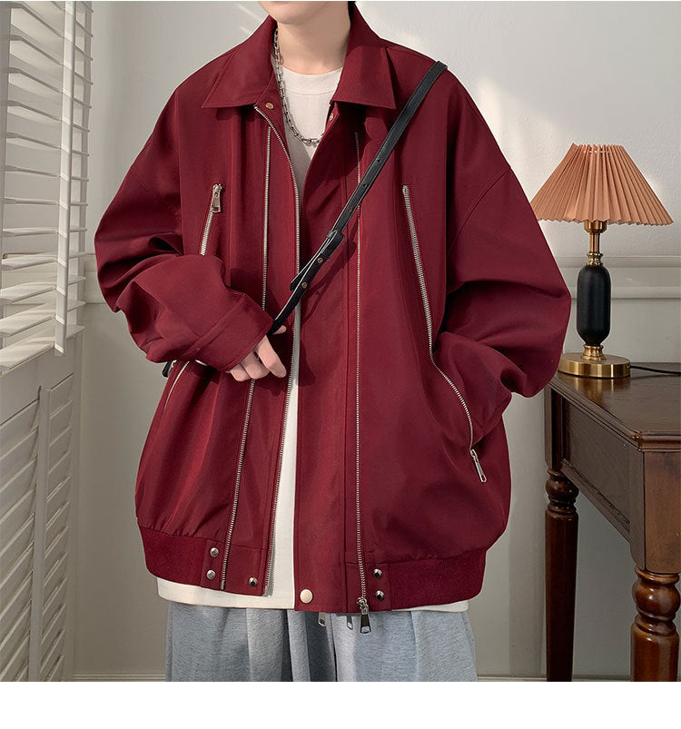 Damen Oversized Jacke mit innovativem Reißverschluss und lässigem Schnitt Drune