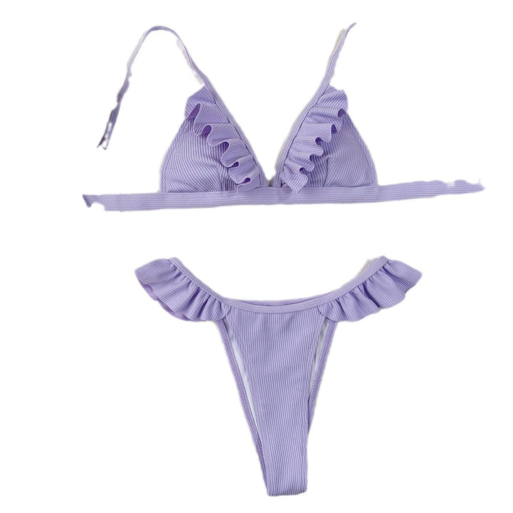 Damen Bikiniset mit voluminösen Rüschendetails Drune