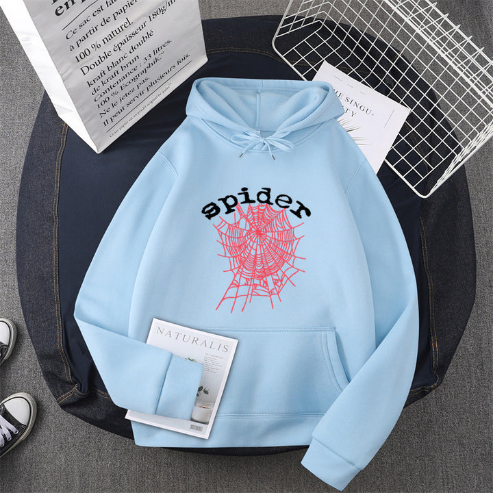 Damen Kapuzensweater mit kreativem Spinnenmotiv Drune