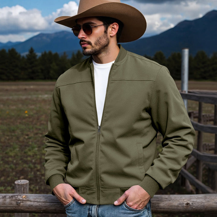Herren Flugjacke aus hochwertigem Wildleder Drune