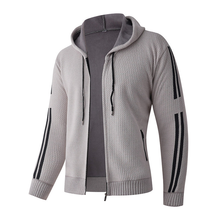 Herren Sportliche Kapuzenjacke mit weichem Innenfutter Drune