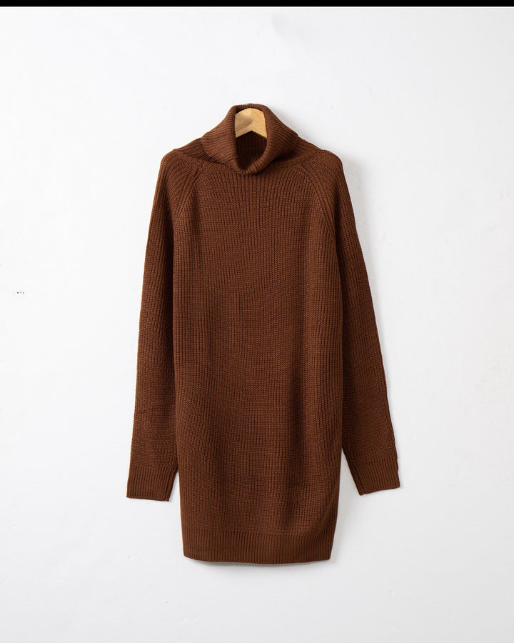 Damen Kuscheliger Rollkragenpullover aus weichem Strick Drune