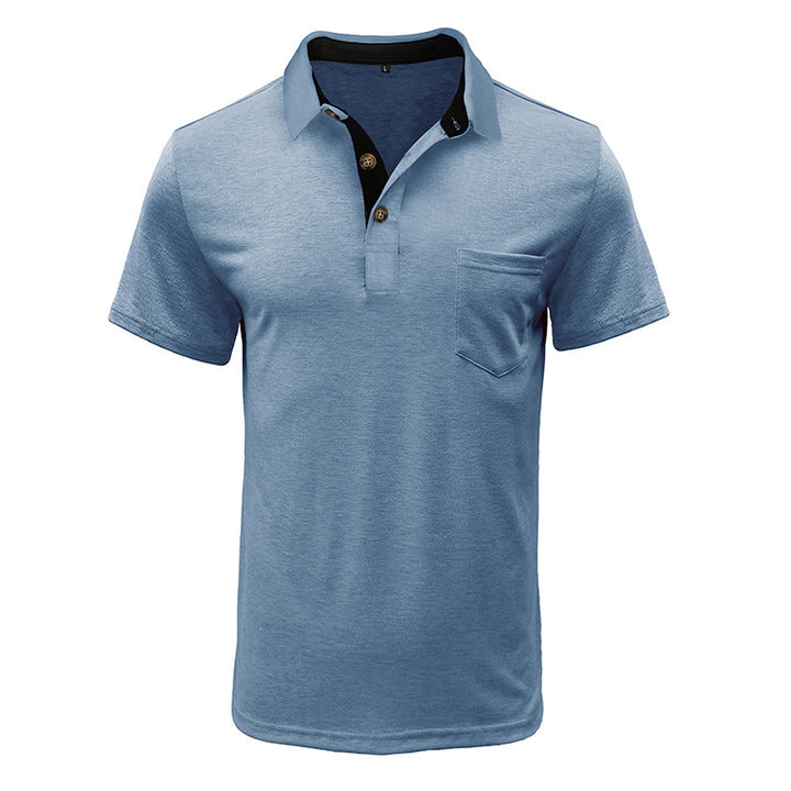 Herren Polo-Shirt mit modernen Designelementen Drune