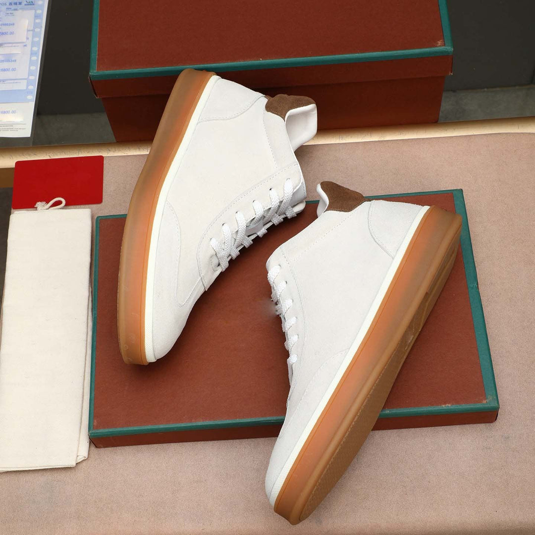 Damen Hochwertige Wildleder Sneakers mit komfortabler Dämpfung Drune