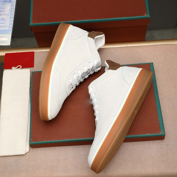 Damen Hochwertige Wildleder Sneakers mit komfortabler Dämpfung Drune