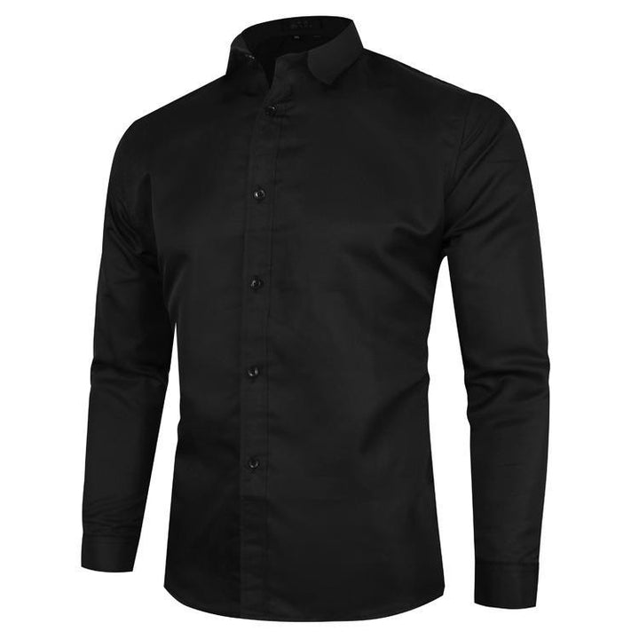Herren nan Slim-Fit Businesshemd mit Kentkragen Stretchkomfort und bügelleichter Baumwollmischung Drune