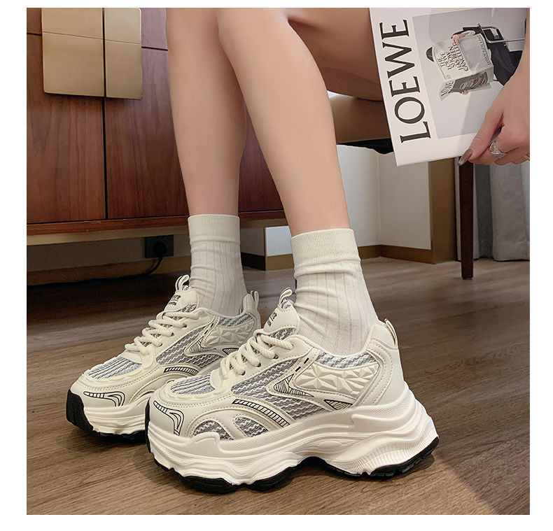 Damen Sportliche Chunky Sneakers Drune