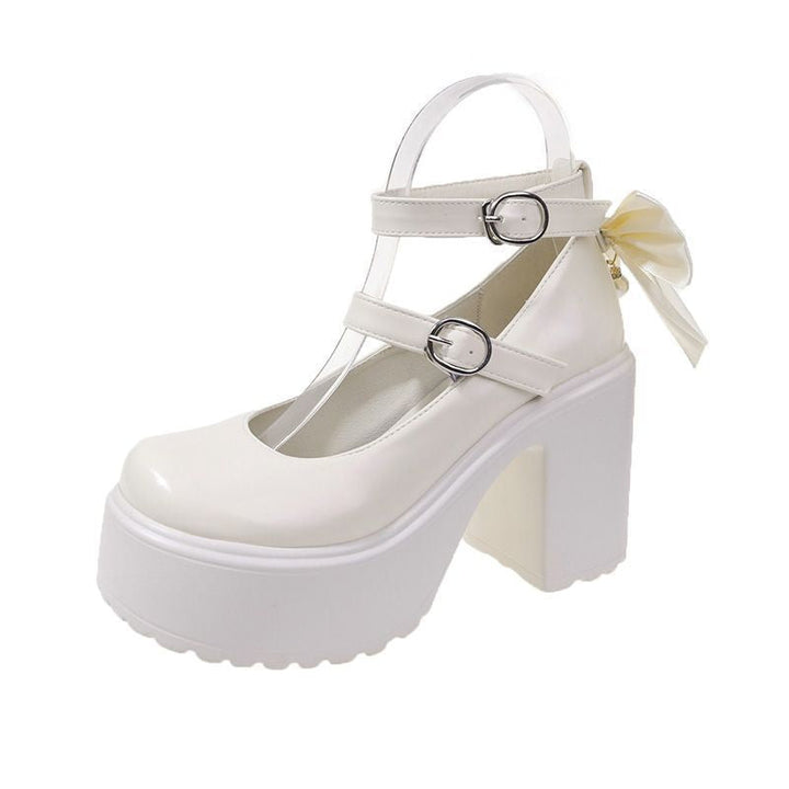 Damen Modische Plateau-Sandalen mit Schleifen-Detail Drune