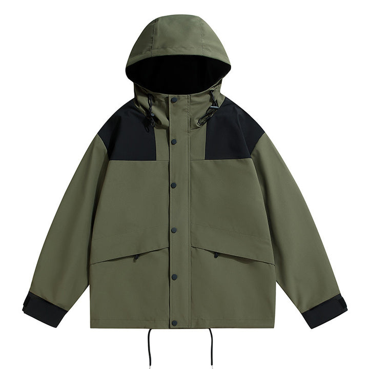 Herren technische Outdoor-Jacke mit wetterfester Kapuze und feuchtigkeitsregulierendem Material Drune
