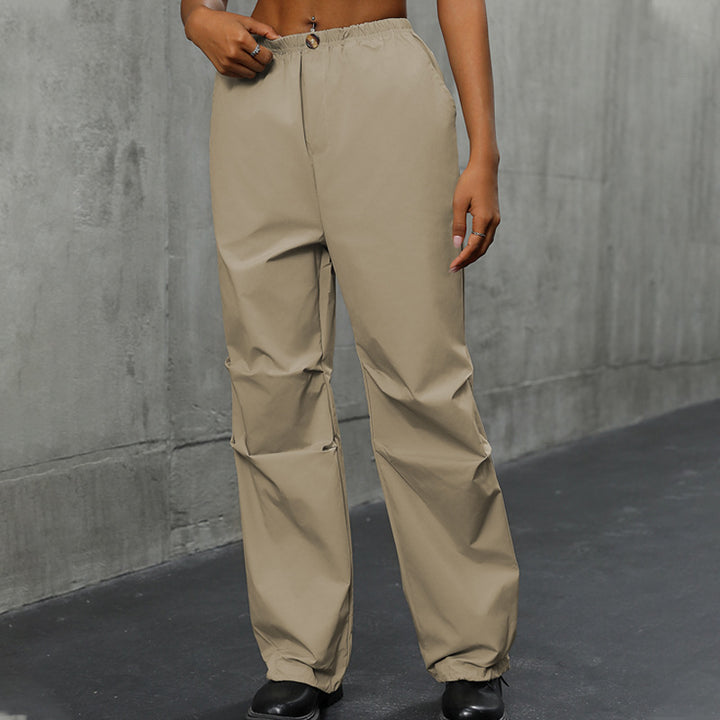 Damen Freizeithose mit elastischem Bund und praktischen Seitentaschen Drune