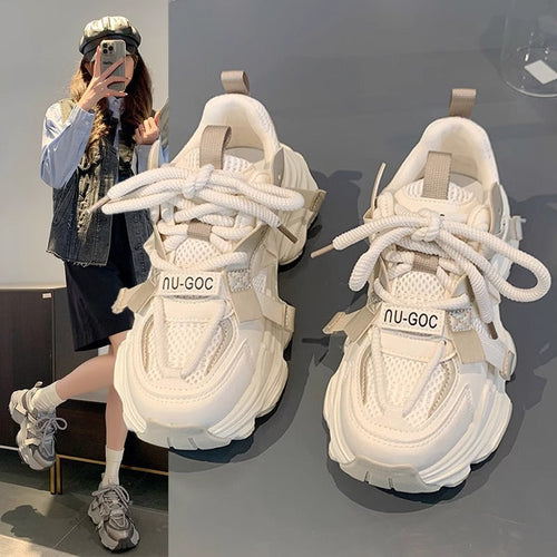 Damen Atmungsaktive Sneakers mit innovativem Schnürsystem Drune