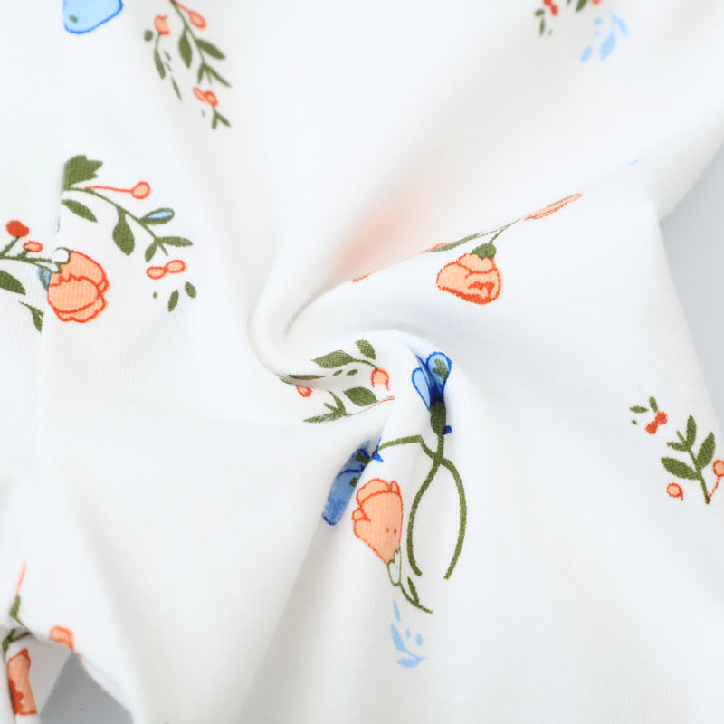 Mädchen Leggings mit floralem Muster Drune