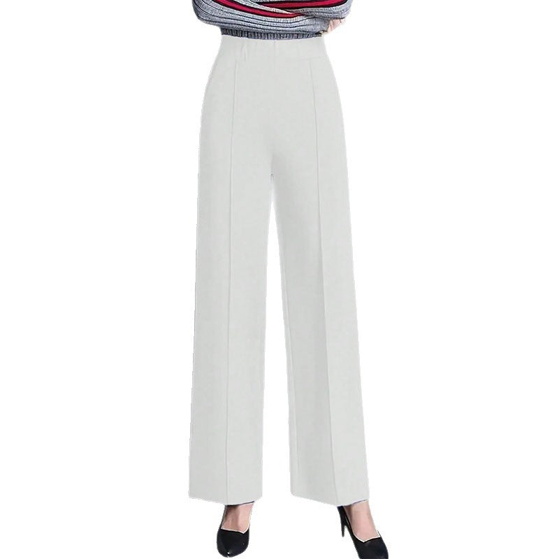 Damen elegante Culotte mit hohen Taillenschnitt und seitlichen Eingrifftaschen Drune