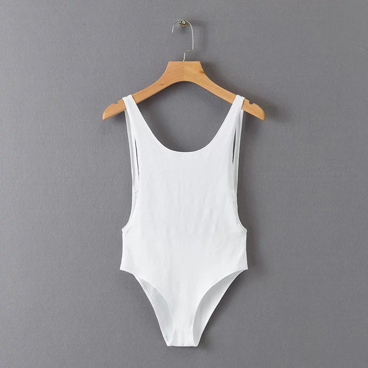 Damen Badeanzug mit stylischem Rückenausschnitt und figurformendem Schnitt Drune