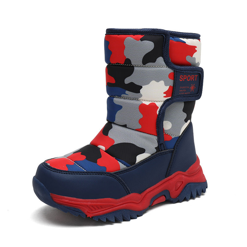 Damen warme und gefütterte Winterstiefel Drune