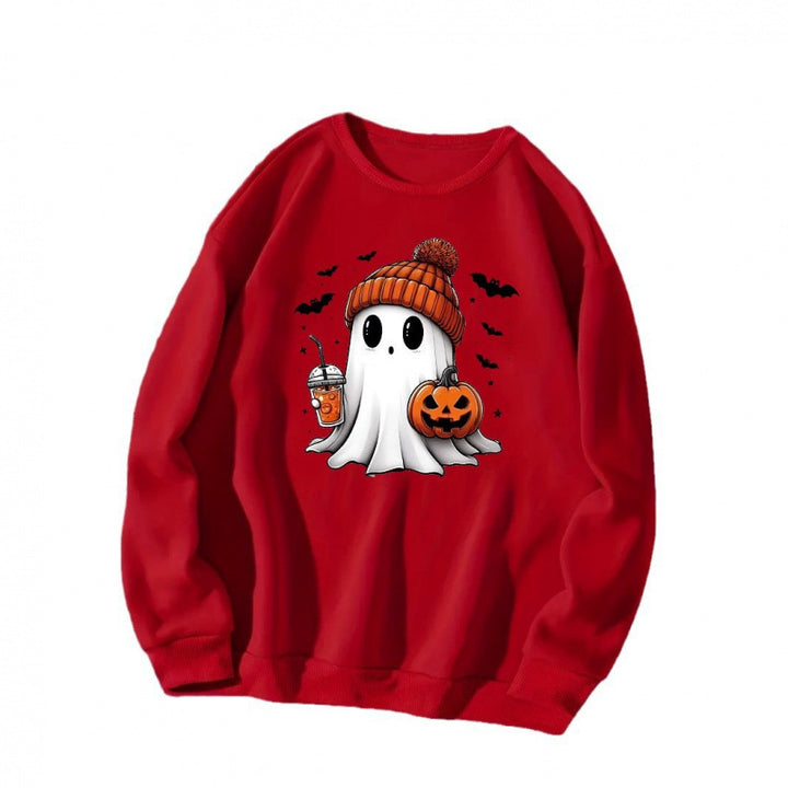 Damen Sweatshirt mit Halloween-Motiv Drune