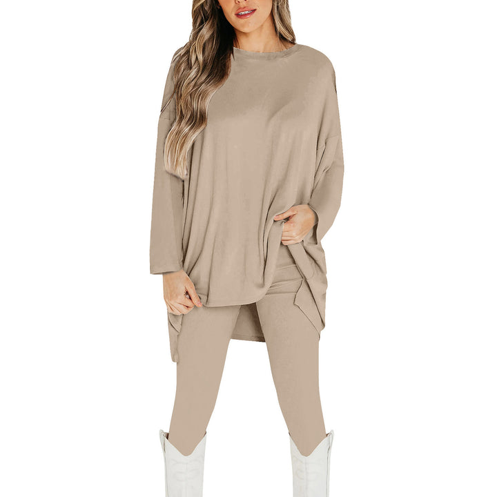 Damen Lässiges Set aus oversized Oberteil und figurbetonten Leggings Drune