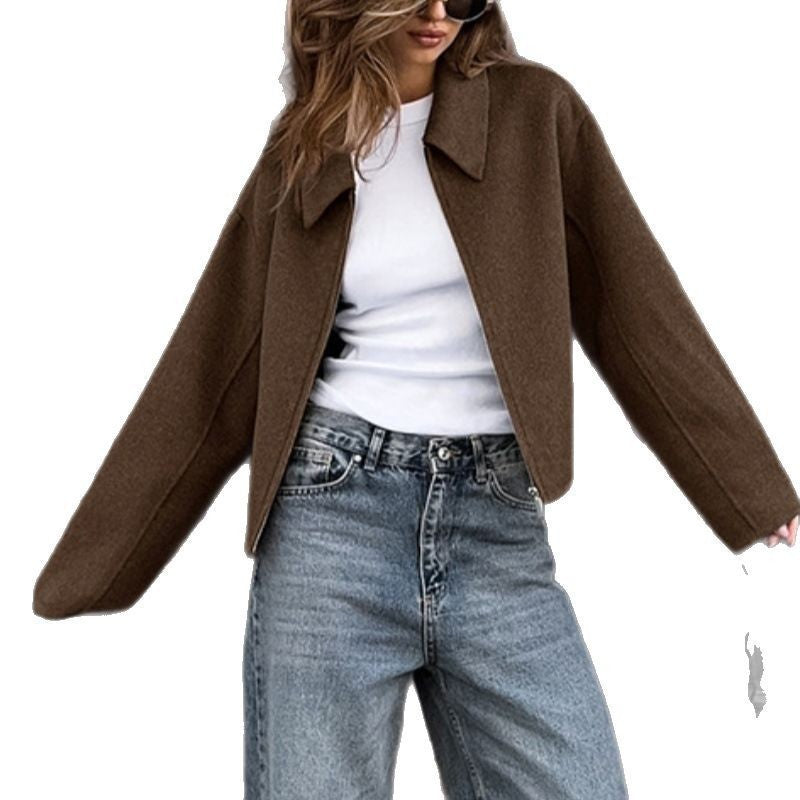 Damen Kurzzeitige Modische Jacke Drune