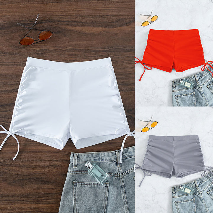 Damen Strukturierte Badeshorts mit verstellbaren Seitenbändern Drune