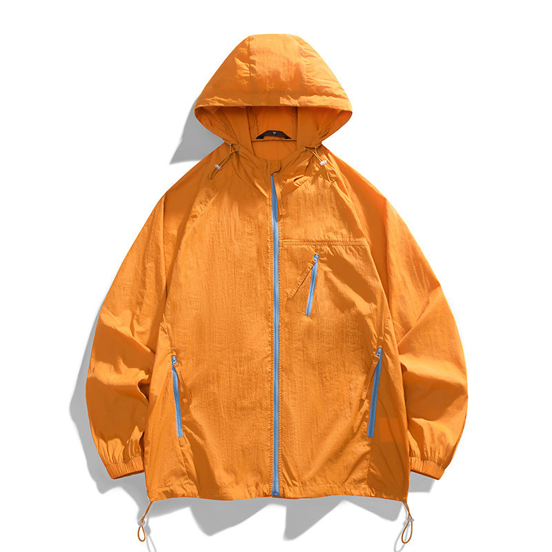 Herren leichtgewichtige Windjacke mit praktischen Taschen und atmungsaktiven Eigenschaften Drune