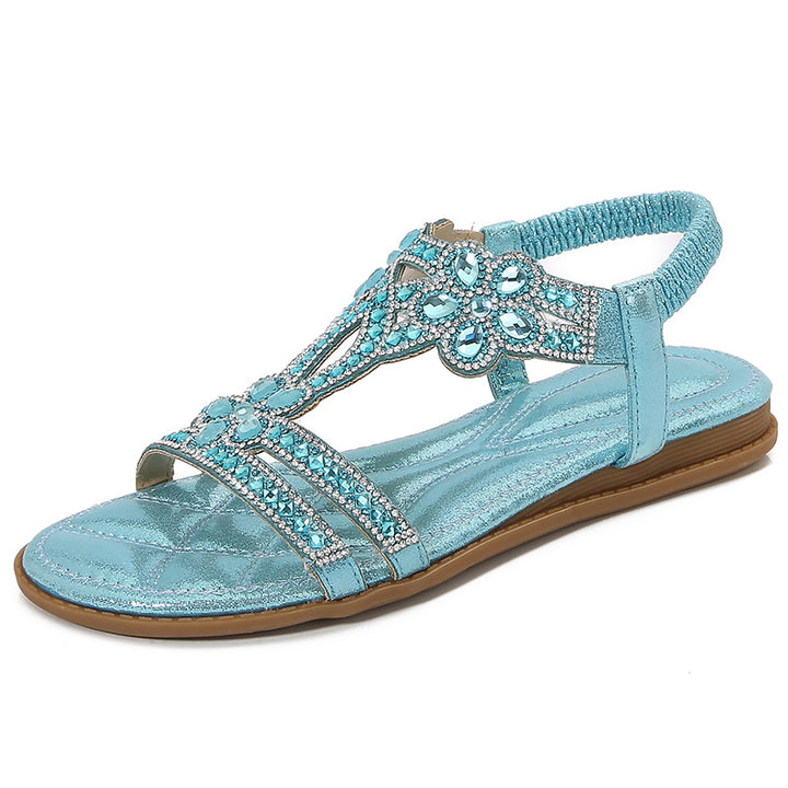 Damen Elegante Riemensandalen mit kunstvollen Details Drune