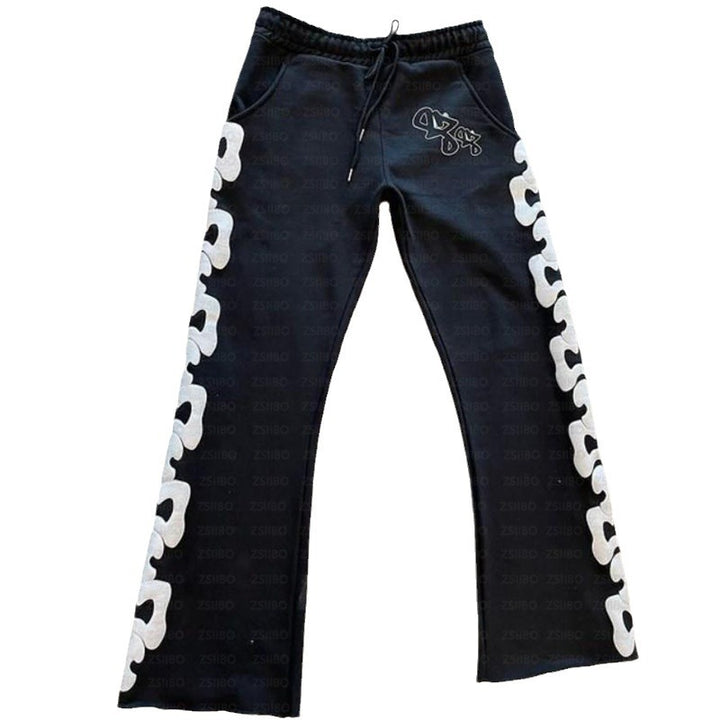 Damen Sweatpants mit kreativen Seitendetails und bequemer Passform Drune