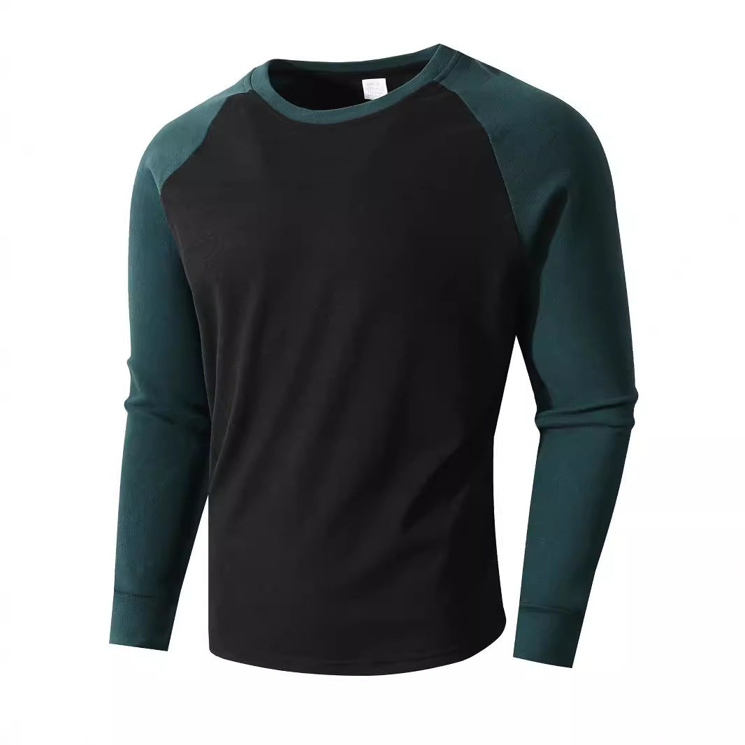 Herren Sportliches Langarmshirt mit Raglanärmeln Drune