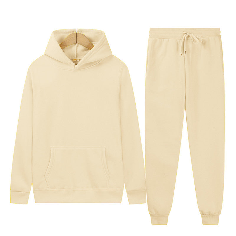 Damen Freizeit-Hoodie und Jogginghose Set mit softer Baumwollmischung Drune