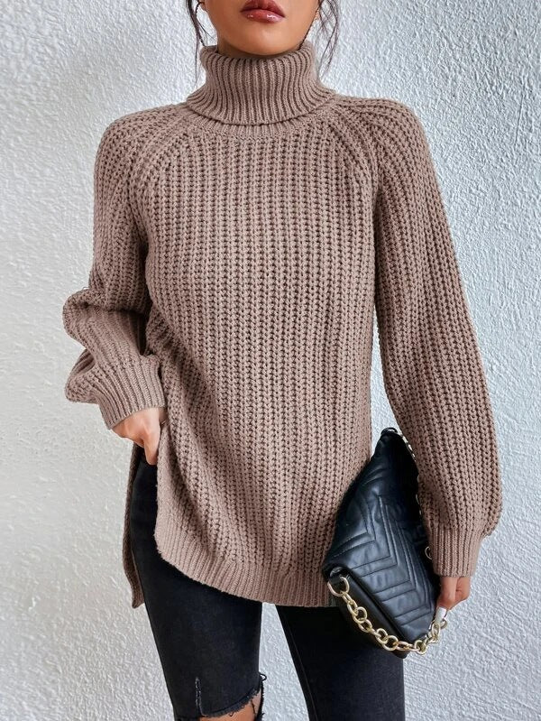 Drune | Sexy Rollkragen-Strickpullover