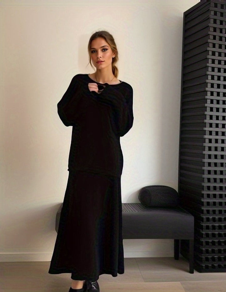 Damen Elegantes und komfortables Strickensemble Drune