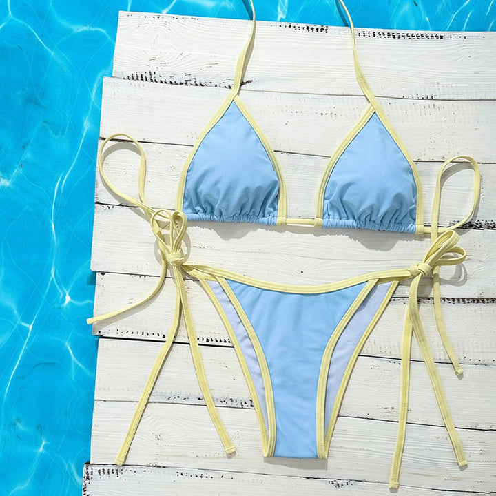 Damen Triangel-Bikini-Set mit verspieltem Bindesystem Drune