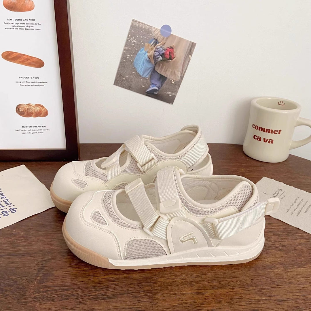 Damen Komfortable Sneaker mit rutschfestem Klettverschluss und atmungsaktivem Obermaterial Drune