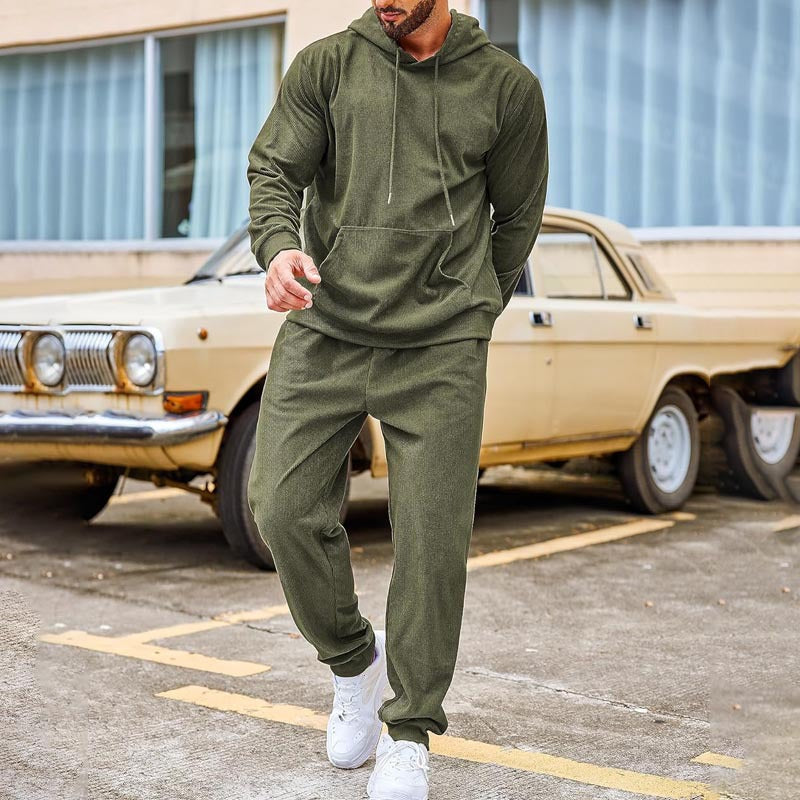 Herren Kapuzenpullover und Jogginghose Set Drune