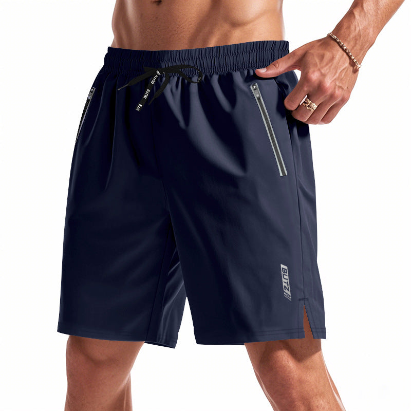 Herren Sportliche Badeshorts mit feuchtigkeitsregulierender Technologie und praktischen Reißverschlusstaschen Drune